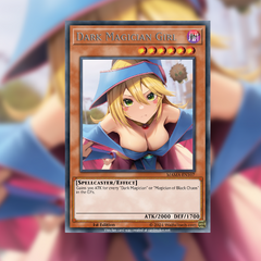 Dark Magician Girl Yu-Gi-Oh Waifu Trading Card Holofoil