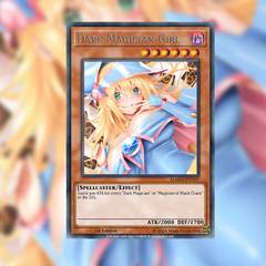 Dark Magician Girl Yu-Gi-Oh Waifu Trading Card Holofoil