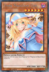 Dark Magician Girl Yu-Gi-Oh Waifu Trading Card Holofoil