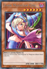 Dark Magician Girl Yu-Gi-Oh Waifu Trading Card Holofoil