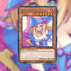 Dark Magician Girl Yu-Gi-Oh Waifu Trading Card Holofoil