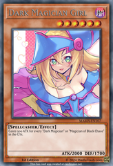 Dark Magician Girl Yu-Gi-Oh Waifu Trading Card Holofoil