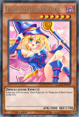 Dark Magician Girl Yu-Gi-Oh Waifu Trading Card Holofoil