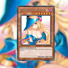 Dark Magician Girl Yu-Gi-Oh Waifu Trading Card Holofoil