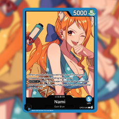 Nami One Piece Waifu Trading Card Holofoil