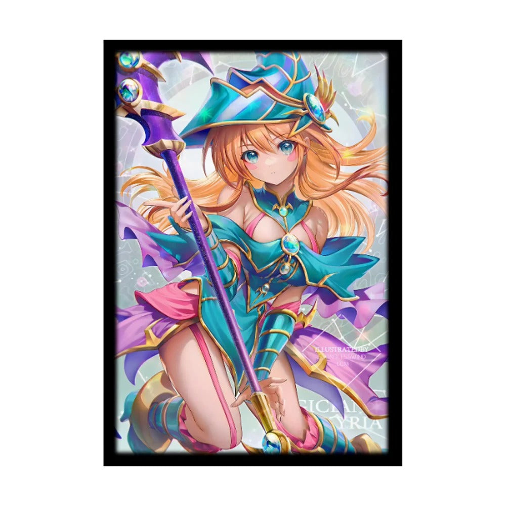 50-Pack Dark Magician Girl Anime Art Card Sleeves