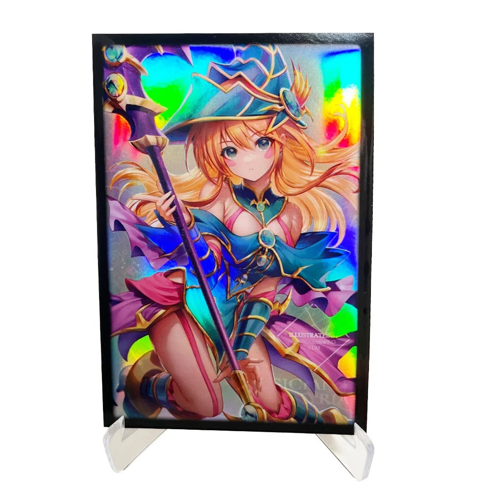 50-Pack Dark Magician Girl Anime Art Card Sleeves